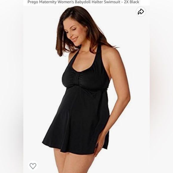 Maternity black Tankini - Picture 2 of 3